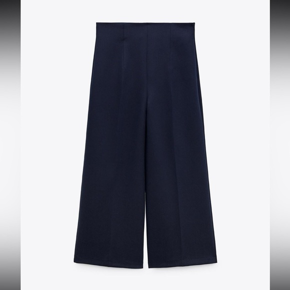 Zara Pants - Zara CULOTTES size extra large in navy